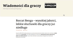 Desktop Screenshot of dlagracza.net