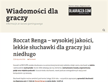 Tablet Screenshot of dlagracza.net